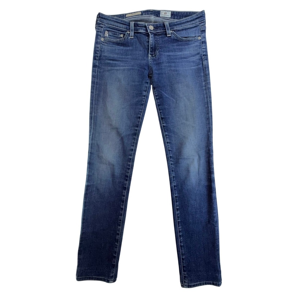 AG Adriano Goldschmied Jeans Womens 29 The Stilt Cigarette Leg Medium Wash Blue